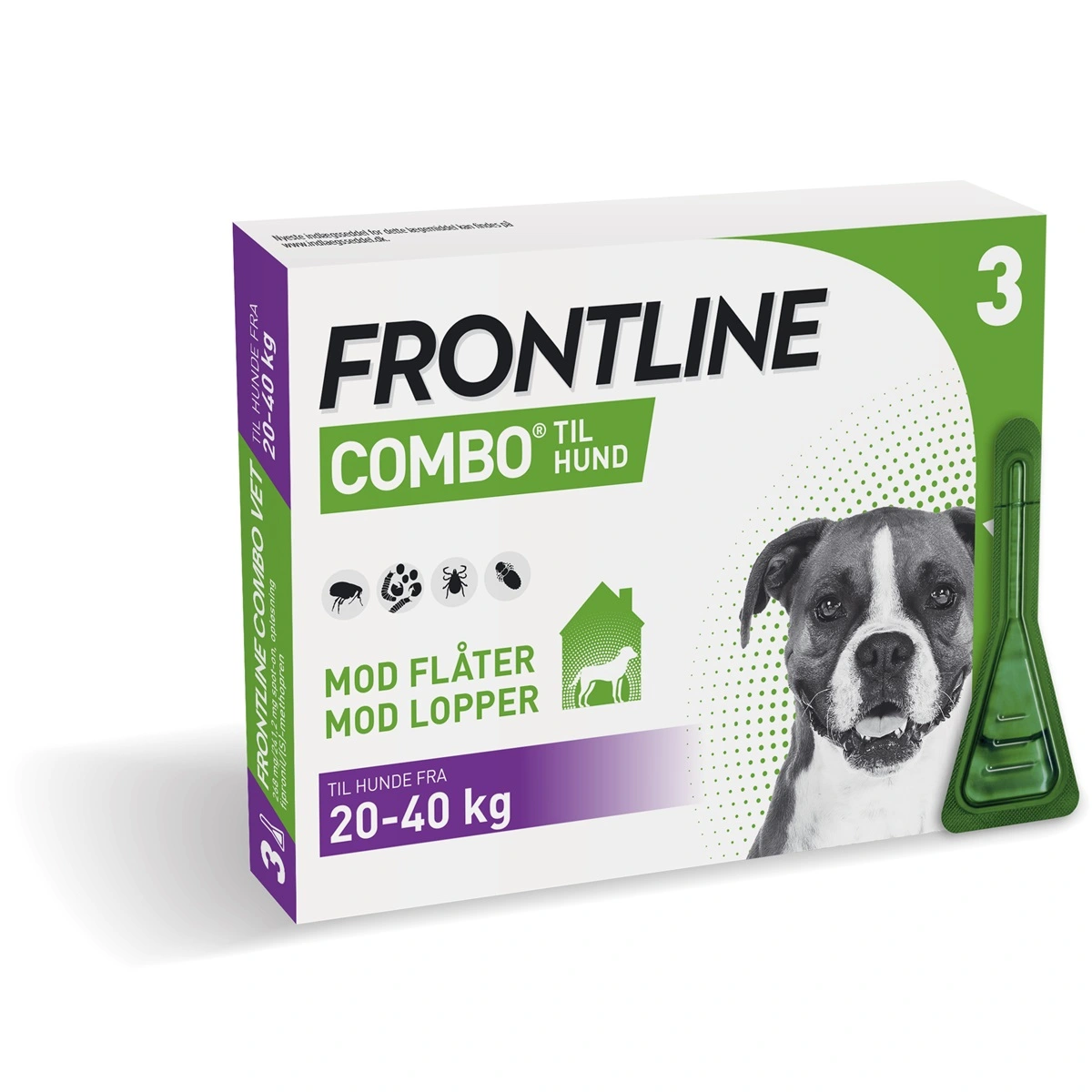Frontline Combo 3 x 2,68 ml til hund 20-40 kg